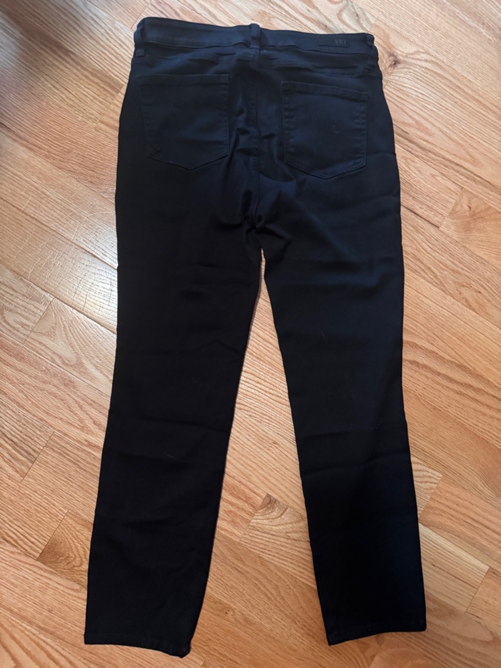 Kut From The Kloth High Rise Ankle Slim Straight Leg Black Jeans Pants Size 10 - Picture 4 of 7